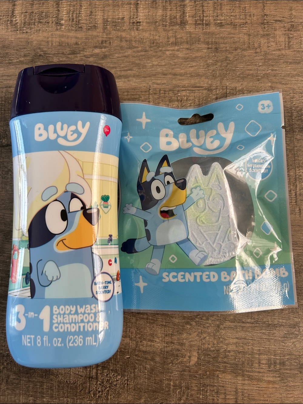 Bluey 3-in-1 Body Wash Shampoo & Conditioner Set - Blue